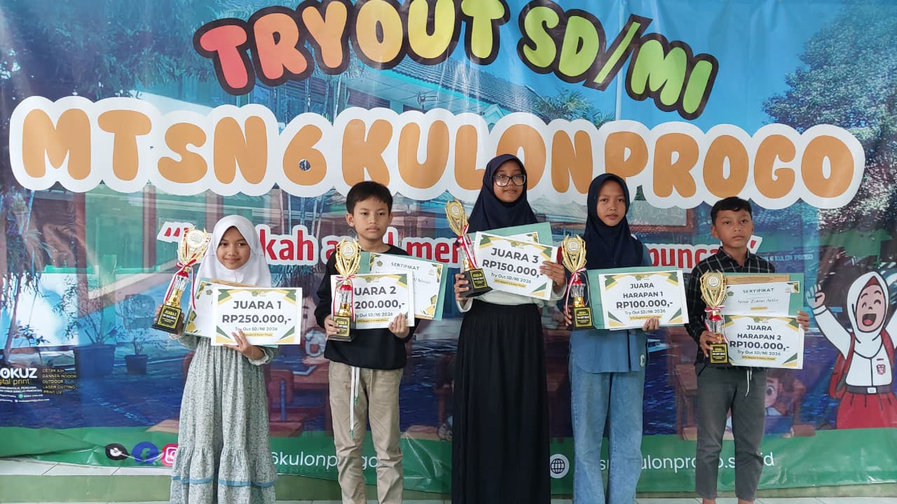 MTsN 6 Kulon Progo Sukses Gelar Tryout TKA SD/MI